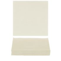 40 Serviettes papier jaunes claires 38 x 38 cm