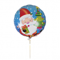 50 ballons Père Noël et sapin ballons baudruche 28 cm