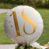 Bougie anniversaire chiffre 18 - decoration anniversaire 18 ans - Badaboum