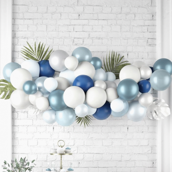 Ballon de 55 x 85 cm - bleu-décoration-été-mer-thermoformé