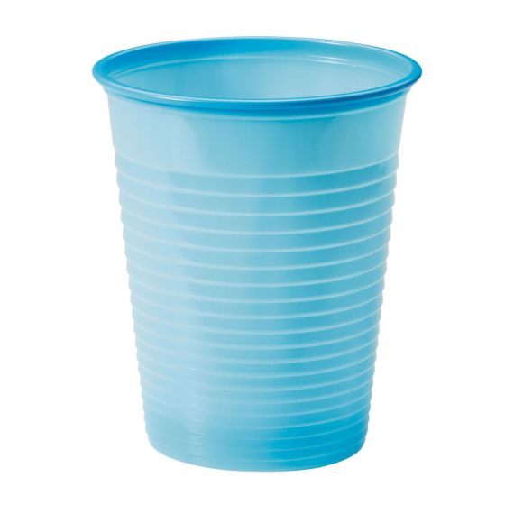 Gobelet plastique Bleu turquoise pas cher, vaisselle jetable