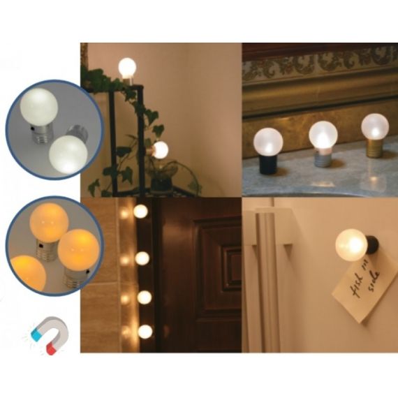 Ampoule LED Blanc Froid magnétique - Deco mariage - Badaboum