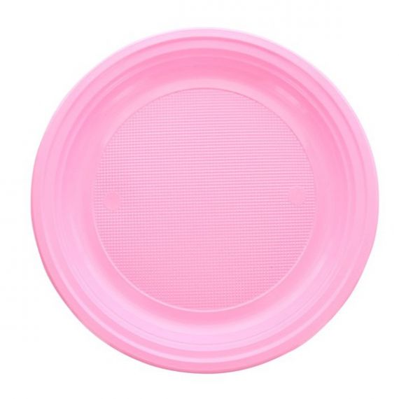 Assiette plastique perle Or, vaisselle jetable - Badaboum