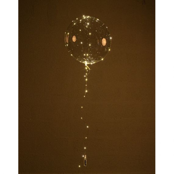 Ballon transparent avec guirlande LED pour Mariages et Fêtes