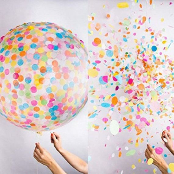 Ballon Géant A Confettis pas cher, Ballons Mariage - Badaboum