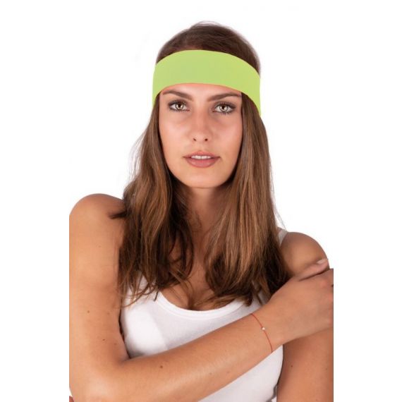 Bandeau Vert Fluo - accessoire pour deguisement pas cher - Badaboum