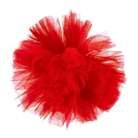 Boule pompon papier de soie rose 25cm, decoration mariage - Badaboum