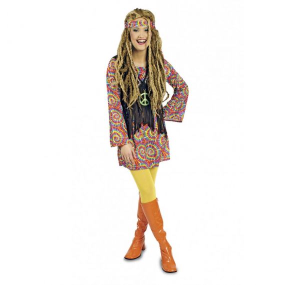 Déguisement Hippie Flower 40/42 - Costume femme pas cher 