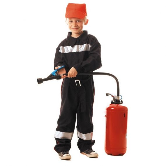 Déguisement enfant Pompier Francais 7/9 ans, déguisement pas cher - Badaboum