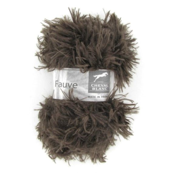 FIL A TRICOTER FAUVE – Fil à tricoter fourrure - Laines Cheval Blanc