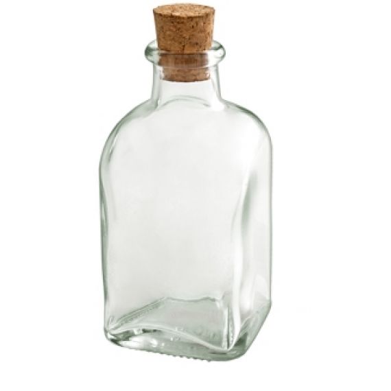 Graine créative Mini bouteille en verre 6 cm avec bouchon liège pas cher 