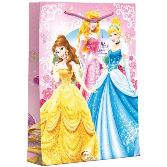 Grand sac cadeau Disney Princesse, pochette cadeau - Badaboum