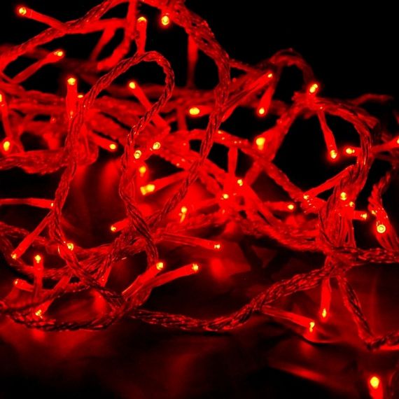 Guirlande lumineuse de noel 240 LED Rouge, guirlande electrique