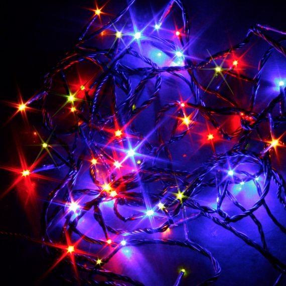 Guirlande tube lumineux LED 8 Mètres Bleu, deco Noel - Badaboum