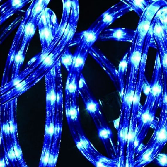 Guirlande tube lumineux LED 8 Mètres Bleu, deco Noel - Badaboum