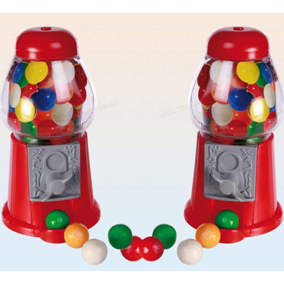 Mini Distributeur a chewing gum rouge, deco mariage - Badaboum