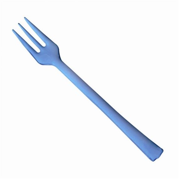 Fourchette couleur Turquoise en plastique rigide x50 - Badaboum