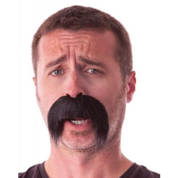 Moustache Kéké Noire, déguisement pas cher - Badaboum