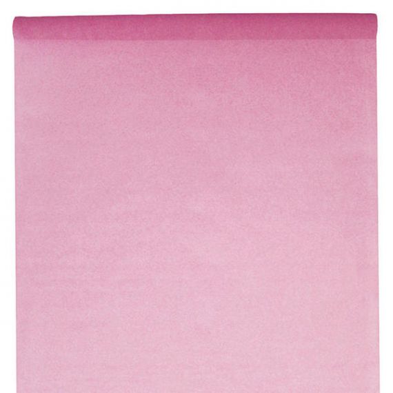 Rouleau Nappe Fuchsia non-tissé, dim.1.20 x 10 m, effet tissu rose Airlaid  pour mariage cérémonie - Assiette - Creavea