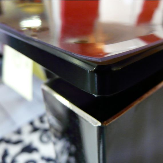 Nappe de table transparente épaisse en plastique transparent
