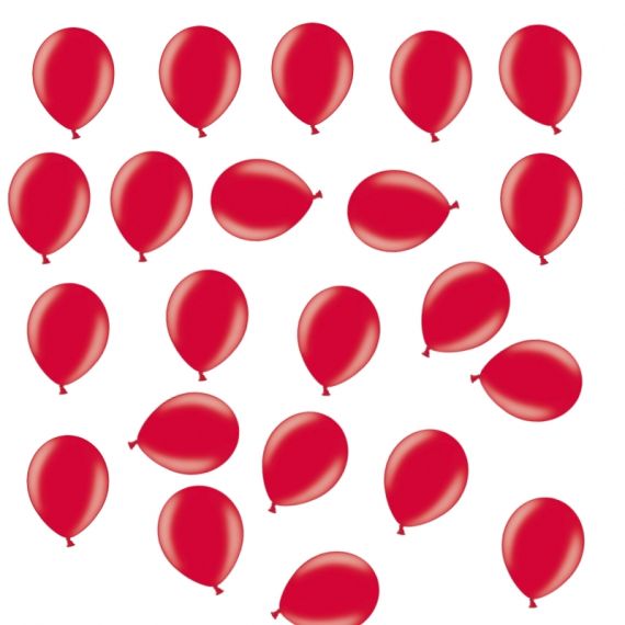 100 ballon rouge helium, ballon baudruche rouge latex 30 cm pour