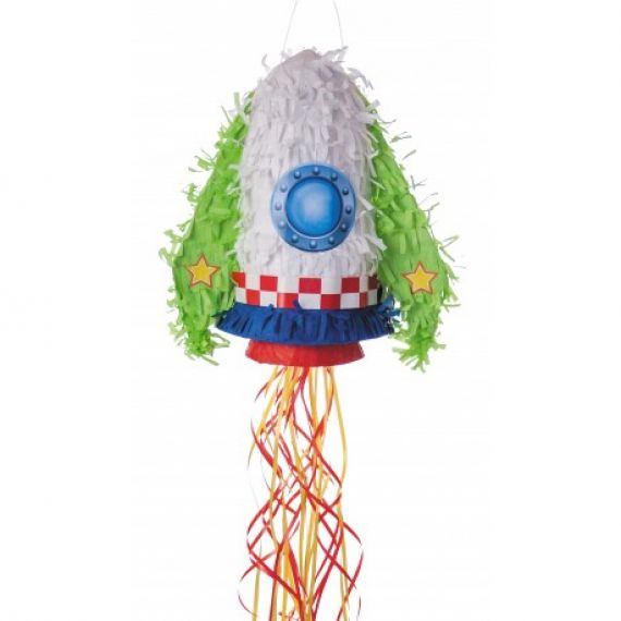 Piñata Fusée, accessoires de fêtes, bonbon anniversaire, pas chers -  Badaboum