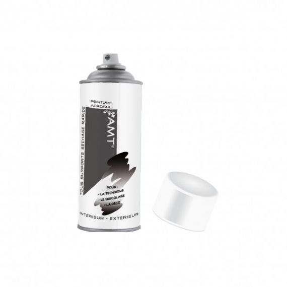 Bombe de peinture Amt blanc métallisé 330ml