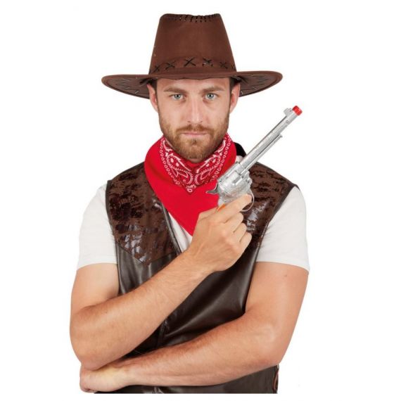 Revolver de Cowboy 28 cm - accessoire deguisement pas cher - Badaboum