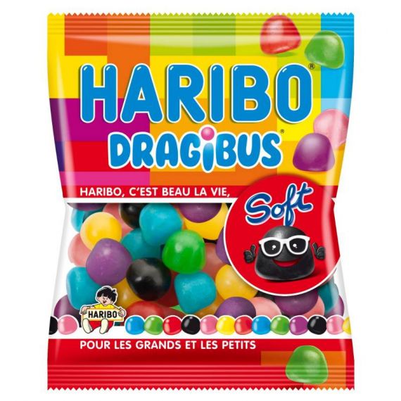 Sachet de bonbons Dragibus Soft Haribo pas cher - Badaboum