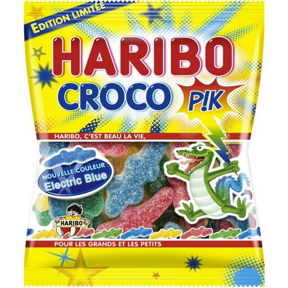 Bonbons crocodiles Haribo 120 gr