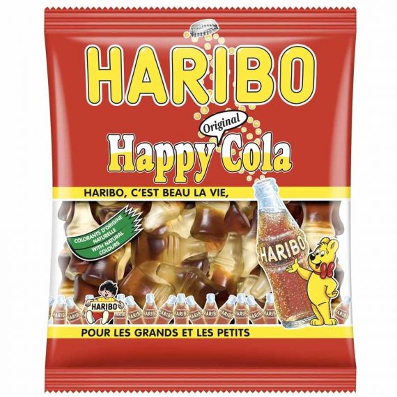 Sachet de bonbons Haribo Happy Cola pas cher - Badaboum