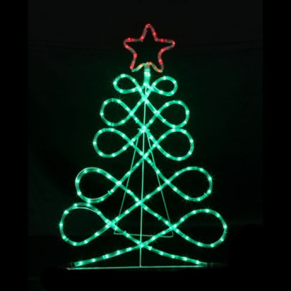 Sapin de Noel lumineux Solaire 144 LED Vert - Badaboum