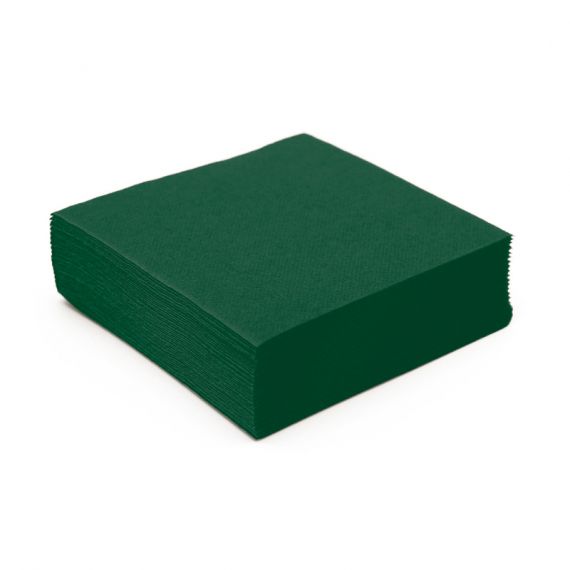 Serviette en papier verte, serviettes jetables pas chères- Badaboum