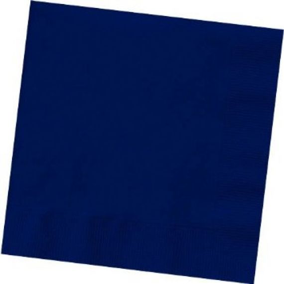 Serviette en Papier Molleton 40 x 40 cm - Couleur Bleu - Pas Chères !