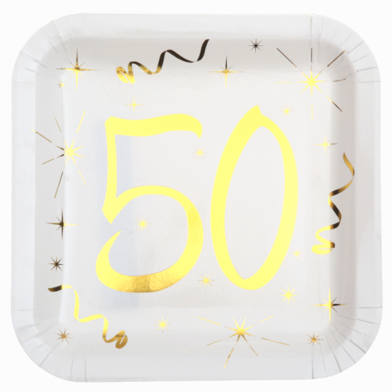 bougie anniversaire chiffre 50 - decoration anniversaire 50 ans - Badaboum