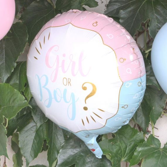 Ballon gender reveal girl or boy - Decoration gender reveal pas