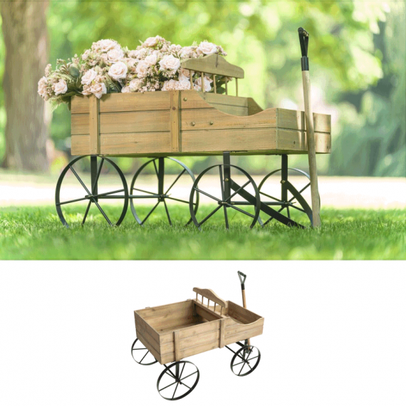 Chariot en bois et métal candy bar location décoration mariage