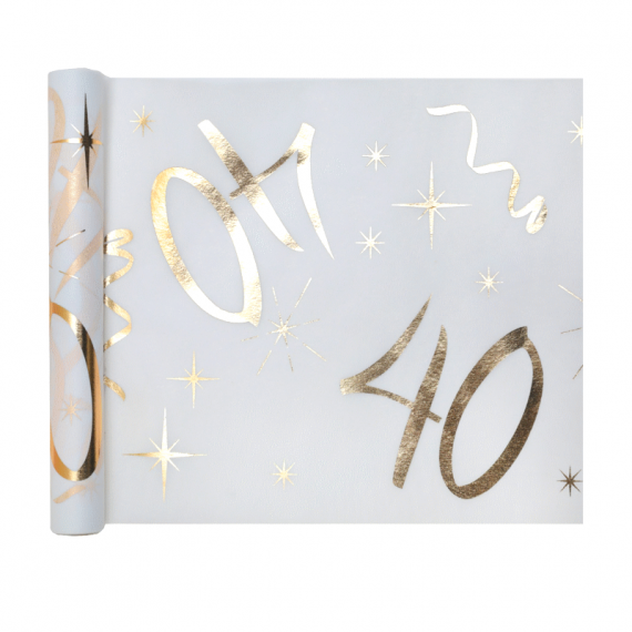serviettes papier étincelant anniversaire 40 ans x10