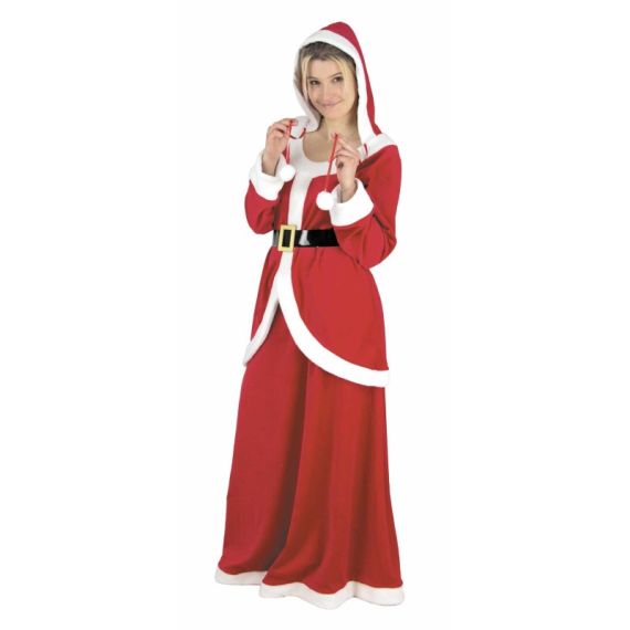 Costume Mere Noel Luxe en Velours Deguisement femme Noel Badaboum