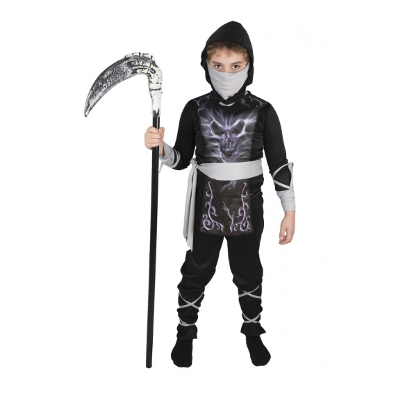 Ninja squelette 7/9 ans - Déguisement garçon pas cher 