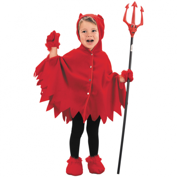 Yiantai Cape de Diable dhalloween, Cape de Sorcier Enfant, Costume