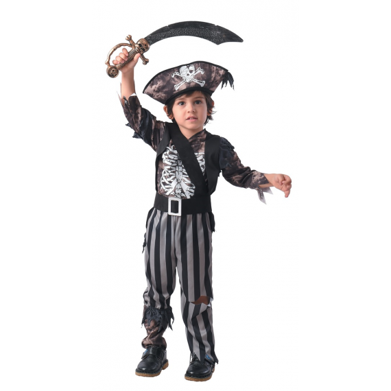 Pirate squelette 3/4 ans - Costume enfant pas cher 
