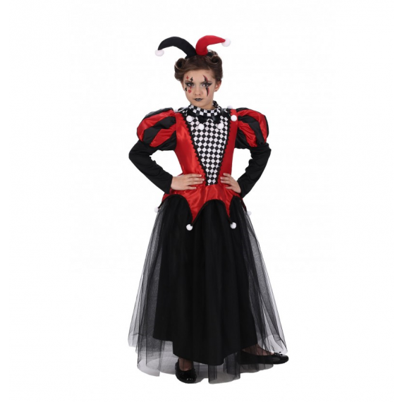 Déguisement fille Miss Joker 116 cm - Costume enfant pas cher