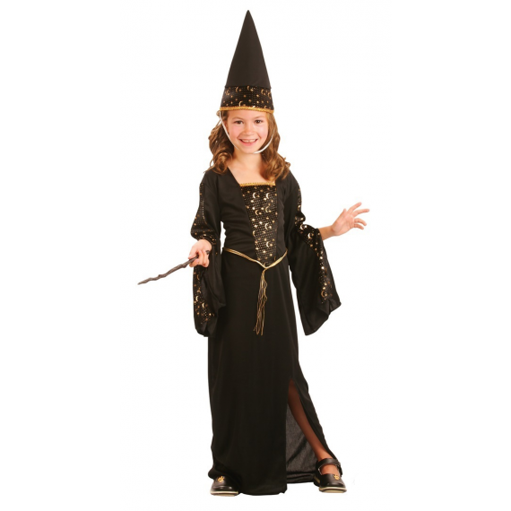 Costume magicienne 5/6 ans - Déguisement fille pas cher 