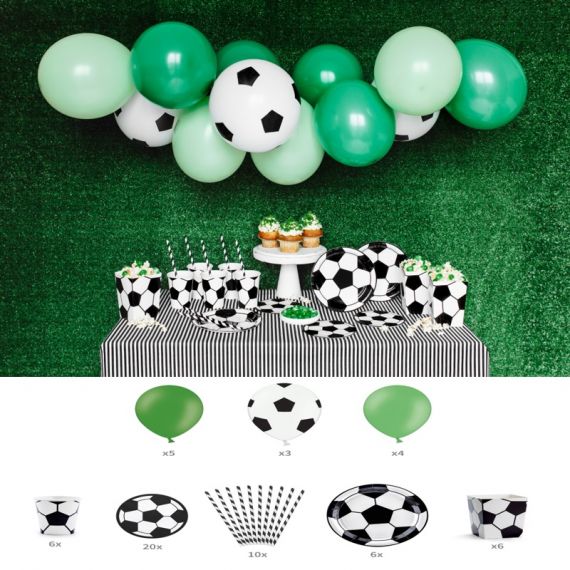 Nos idées pour votre déco de Table de Fête !  Anniversaire thème foot, Anniversaire  foot, Anniversaire football