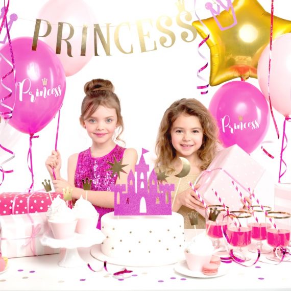 Kit Déco anniversaire thème princesse 31pc - Vaisselle Jetable pas cher 