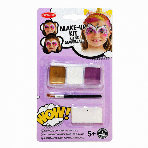 Kit Maquillage Licorne, accessoires de fetes pas cher - Badaboum