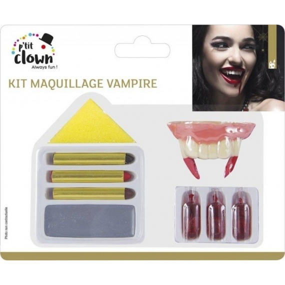 Kit maquillage vampire - Maquillage Halloween pas cher 