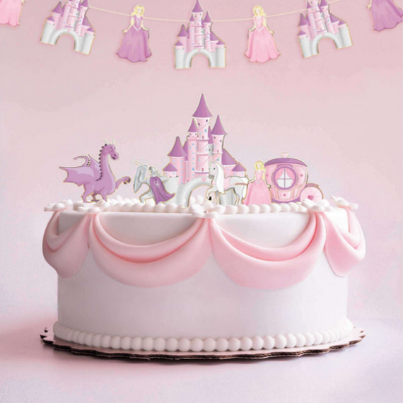 Décoration Gateau Princesses Personnalisée - Cake Topper Princesses - Pique  Gateau Princesses Personnalisé